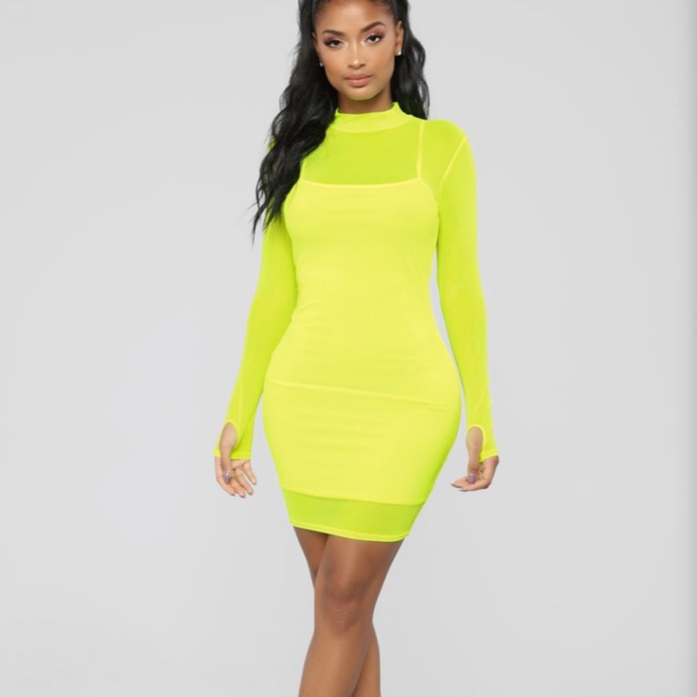 Neon dress
